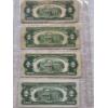 Image 2 : Four Red-Seal Two Dollar Treasury Notes in Protective Binder Sleeve - AFV $8