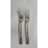 Image 1 : (2) Queen's Lace Sterling Silver Forks By International Silver - Weight: 103.6g