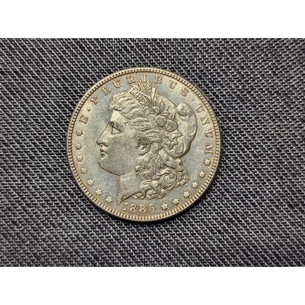1886 Morgan Silver Dollar - Nice 90% Silver Coin