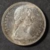 Image 2 : 1966 Canada Queen Elizabeth II Voyagers 80% Silver Dollar Coin