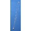 Image 3 : 14K Gold Bezel Set Cubic Zirconia On 18" 14K Gold Chain - Weight: 2.4g 