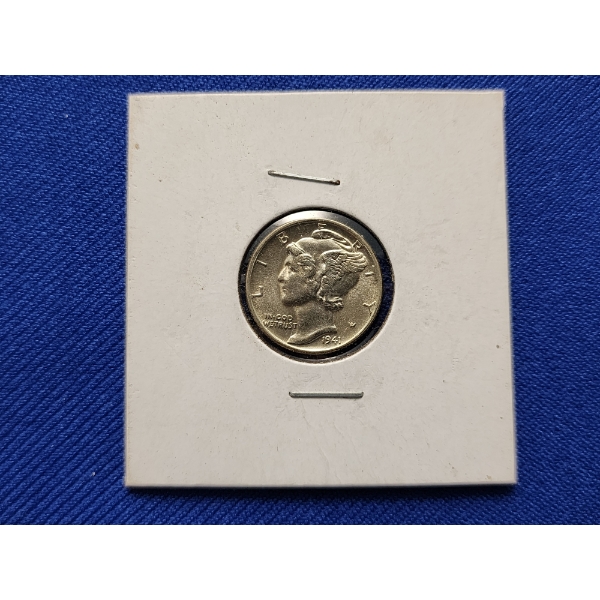 1941 Mercury 90% Silver Dime - Nice Higher-Grade Coin