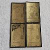Image 2 : 2026 Idaho, California, And Florida 1/4 Goldback 24K Gold Foil Aurum Notes Mixed Lot