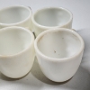 Image 3 : Nice Lot of 8 Vintage White Pyrex Cups With Handles ~ Great Condition ~