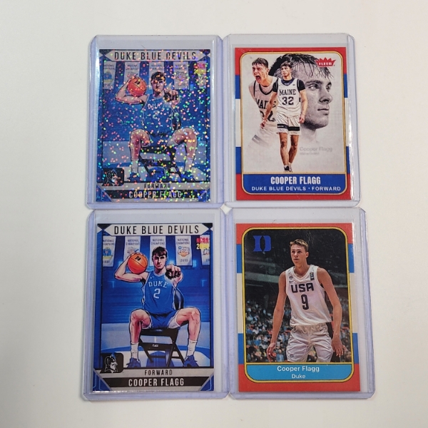 FAN ART CARDS! Cooper Flagg Duke Blue Devils Basketball Cards 