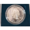 Image 2 : United States 1990 Eisenhower Centennial Coin Proof Silver Dollar - 90% Silver - With Box & CoA