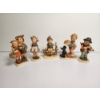 Image 1 : Lot of 5 Collectible Hummel Goebel Porcelain Figurines in Great Condition
