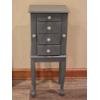 Image 2 : Floor Standing Jewelry Box - 43" Tall when Open - 13.5x9.5x35.5