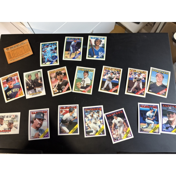 1988 Topps Baseball Cards - Includes - Don Mattingly - Tim Stoddard