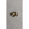 Image 5 : 14K Gold Emerald Earrings & 14K Gold Ruby Stud Earrings - Total Weight: 1.1g