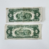 Image 6 : Two United States Red Seal $2 Notes: 1928 D & 1953 - Face Value $4.00