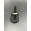 Image 2 : Sterling Silver Ring with Missing Middle Piece - Size 6.5 - 4.2 Grams