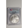 Image 1 : PCGS 2010 MS 69 First Strike 1 Troy Ounce .999 Fine Silver American Eagle