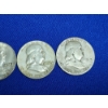 Image 4 : Lot of (3) U.S. Franklin 90% Silver Half Dollars - Years 1951, 19571 1960