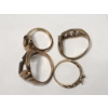 Image 6 : 4 - 10K Gold Rings Sizes 9 / 7.5 / 6.5 Total Weight: 13.2g