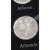 Image 15 : Gods Of Olympus- The Perth Mint Australia 2 Oz 999 Fine Silver 12 Coin Set - 24 Oz Total of Silver