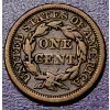 Image 2 : Better Grade United States Early Copper Penny - 1844 1c - large Cent - See Pics