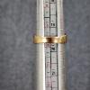 Image 10 : Stunning 10K Yellow Gold Ring With Small Clear Stones ~ Total Weight 5.7 Grams