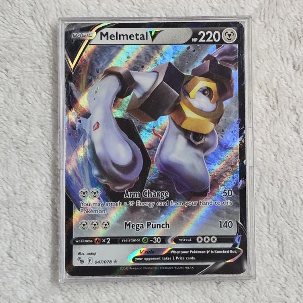 Melmetal V 047/078 Holo Rare Pokémon Trading Card