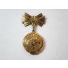 Image 2 : Vintage Floral Etched Gold-Plated Pin Locket 
