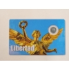Image 1 : 2026 Liberia 1/1000 Oz .999 Platinum Libertad Coin In Collectible Assay Card