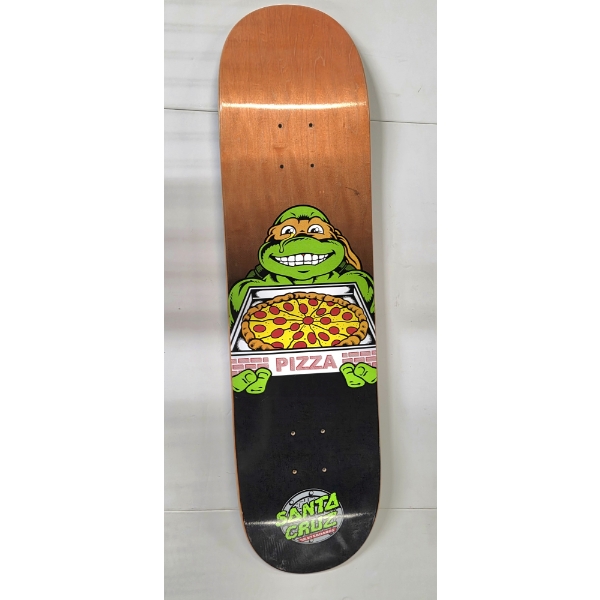 Santa Cruz x TMNT Michelangelo 8.0 Skateboard Deck In Excellent Collectable Condition 