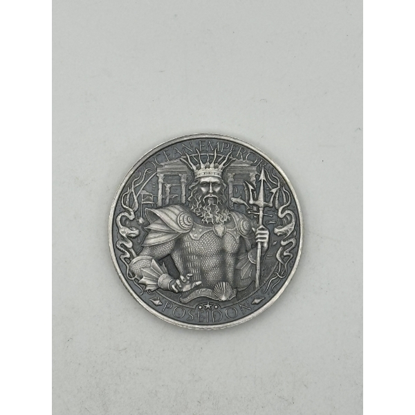 RARE - Poseidon - The Lost City of Atlantis- 1Toz .999 Silver Round