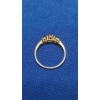 Image 4 : 10K Gold Ring With Rubies & Diamonds - Size 7 - Weight: 1.7g