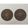 Image 2 : (2) 2 Cent Pieces - 1867 & 1865