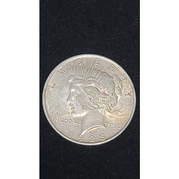 United States 1923 Silver Peace Dollar - 90% Silver