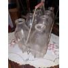 Image 2 : Vintage 8 Milk Bottles & Carry Rack - See Pics