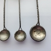Image 4 : Lot of 7 Vintage Assorted Silver Coin Spoons with Assorted Geodes - AT LEAST 80% Silver TW: 114.4g