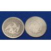Image 4 : 1853 & 1876 90% Silver Liberty Seated Quarter With Arrows - Face Value: $0.50
