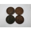 Image 2 : Four Assorted United States Indian Head Pennies 