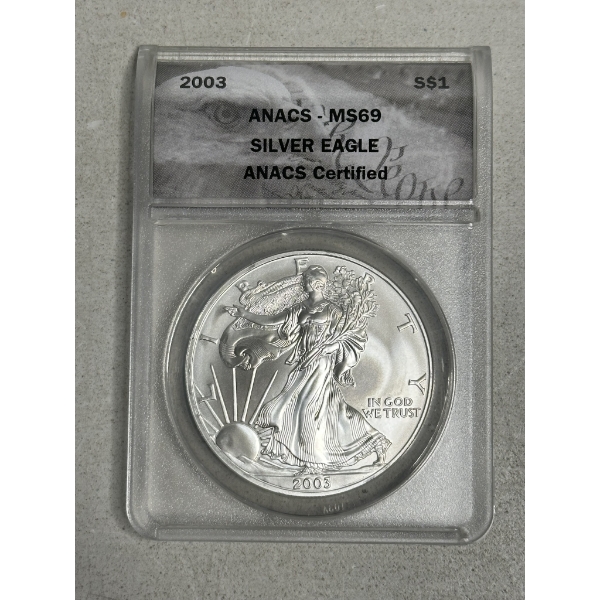 ANACS MS69 2003 Silver Eagle