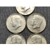 Image 3 : 5 Assorted 40% Silver Kennedy Half Dollars - $2.50 Face Value 