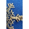 Image 3 : 14K Gold Snowflake Pendant - Weight: 1.1g