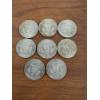 Image 2 : 8 - Kennedy 40% Silver Kennedy United States Half Dollars