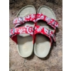 Image 1 : Like New Size 42 Red Rubber Birkenstocks