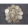 Image 1 : $2.50 in Assorted 90% Silver Dimes Including Barber, Mercury & Roosevelts