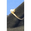 Image 2 : Women's 10K Gold Ring With Pearl Like Stones - Size 5 - Weight: 1.5g