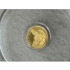 Image 2 : Fractional Mexican Gold tribute Round - .999 Pure Gold - Mexico - Mintage: 10,000 - Encapsulated