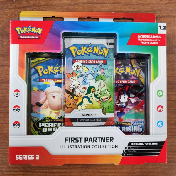 SEALED Pokemon First Partner Illustration Collection Series 2 Ft. 3 Promo Cards & 2 Sealed Packs!