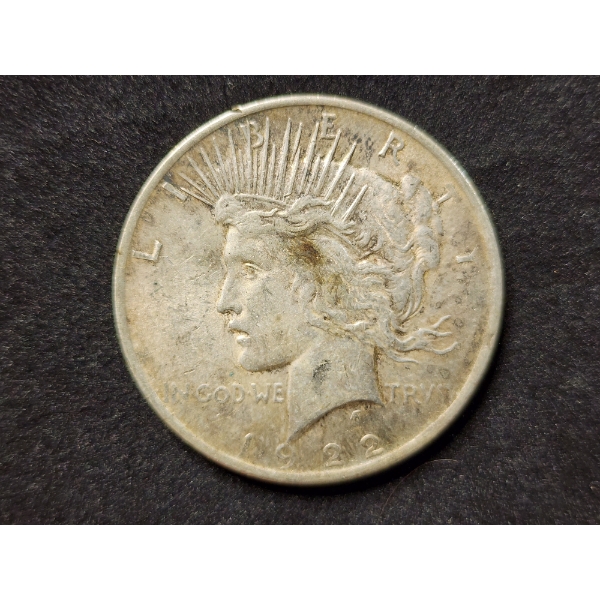 1922 United States Silver Peace Dollar ~ Perfect for Any Level Collector!