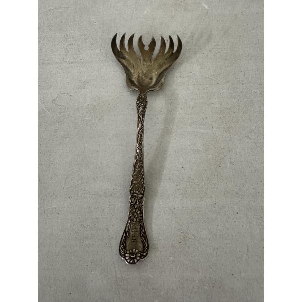 Rare Montgomery Bros Sterling Silver Sardine Fork - 22 Grams - Mint Condition