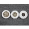 Image 5 : Three United States 90% Silver Coins in Protective Capsules ~ $0.85 Face Value ~ 