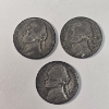 Image 1 : (3) War Time Nickels