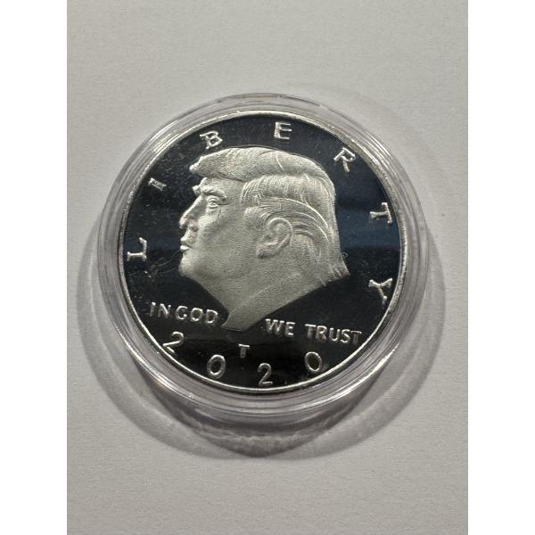 2020 Donald J. Trump Campaign Collector Coin In Protective Holder - Mint Condition