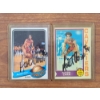 Image 1 : Lot of Two Hand Signed Cleveland Cavaliers Austin Carr 1969 Topps Basketball Cards