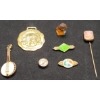 Image 1 : Assorted Vintage Jewelry Including Victorian Pink Cameo Stick Pin  